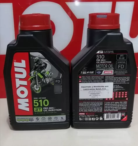 Aceite De Mezcla Motul 2t 510 Fórmula Anti Humo