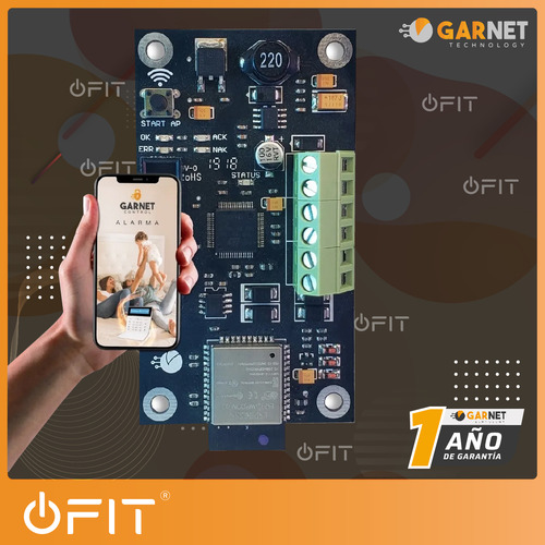 Imagen 4 de 10 de Módulo De Comunicación Wifi Ip-500 Garnet Alarmas