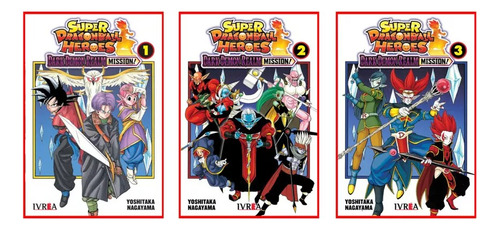 Super Dragon Ball Heroes Pack De 3 Tomos Ivrea Argentina
