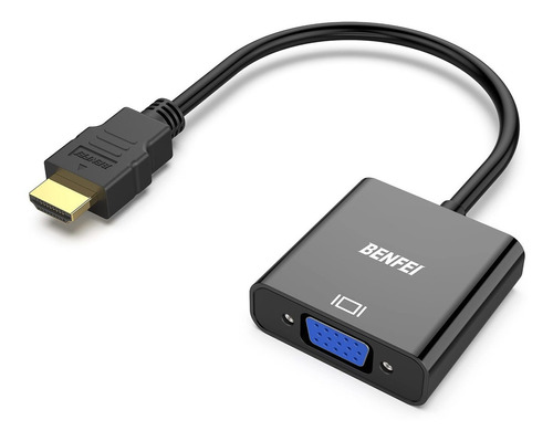 Benfei Hdmi A Vga, Adaptador Hdmi A Vga Chapado En Oro (mach