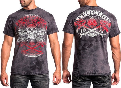 Imagen 2 de 3 de Remera Affliction Winged Luck