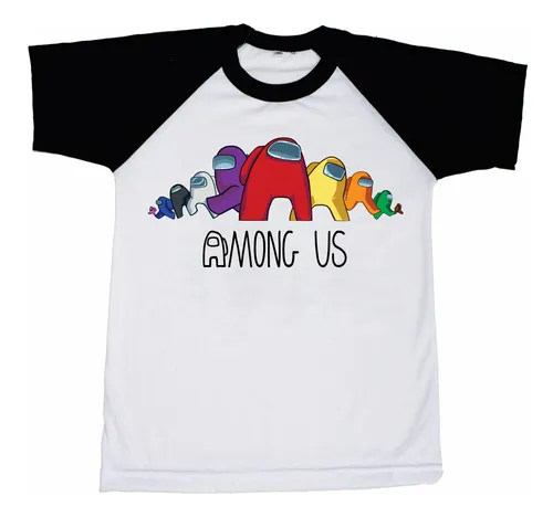 Remera Ranglan Among Us Niño Niña Manga Corta Poliéster