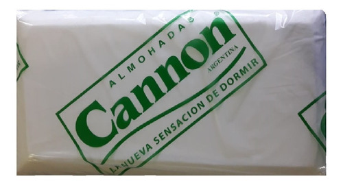 Almohada Cannon Placa 65 X 35 X 12 Cm. Goma Espuma 