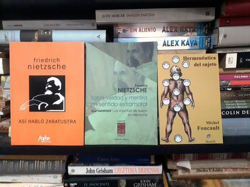2 Libros De Nietzsche + Foucault - Hermeneutica (ver Descr.)