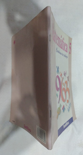 Matemática 5 Cuaderno De Trabajo Santillana-#2 (Usado)