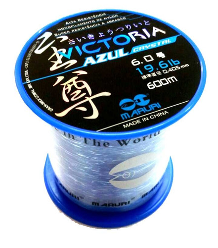 Linha Victoria Azul Monofilamento 0.47mm 25.1lbs 600 Metros