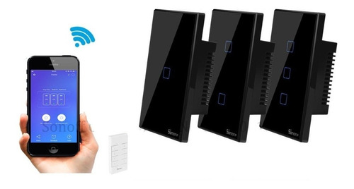 Sonoff T3 Us Interruptor Inteligente Tactil Wifi - 2 Canales
