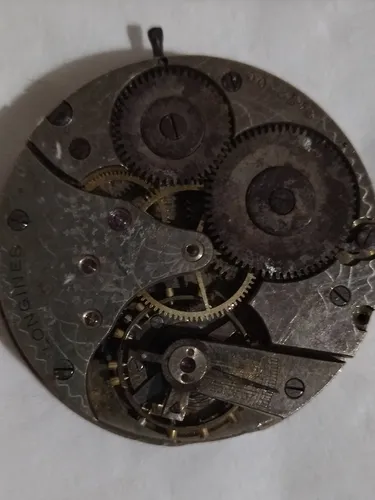 Maquinaria De Antiguo Reloj De Bolsillo Longines Original (Usado)
