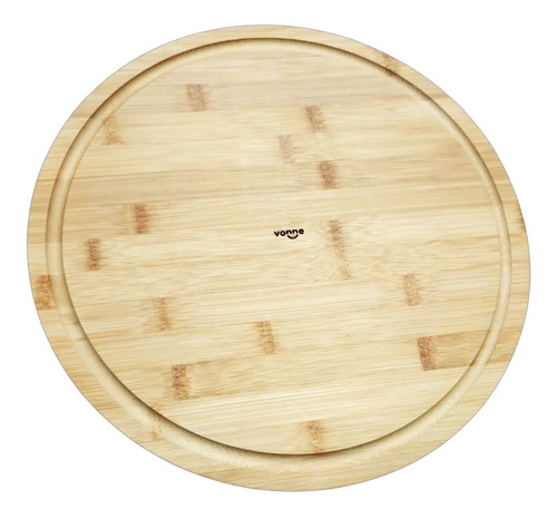 Imagen 4 de 8 de Tabla Picar Pizza Pizzera Madera Bambu Cortar Cocina Servir