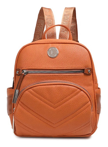 Mochila Lima De Pu Original Urbana Mujer 9lts Espalda