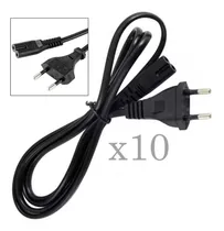 Comprar Kit 10 Cabos Força Energia Bipolar 1,5m Para Fontes Games Tv