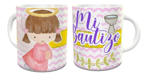 Taza De Ceramica Souvenir Bautismo Bautizo Varios Modelos