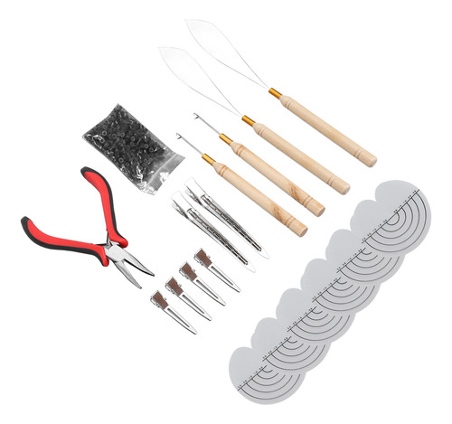 Kit De Extensiones De Cabello Con Pinzas Para Forma De Pico