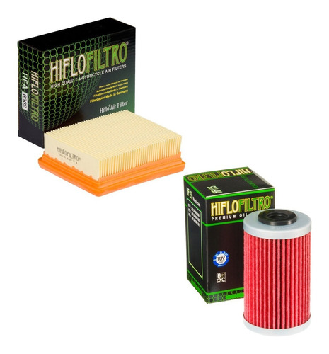 Pack Filtro Aire Y Aceite Ktm Duke 250 2015 A 2016 - Hiflo 