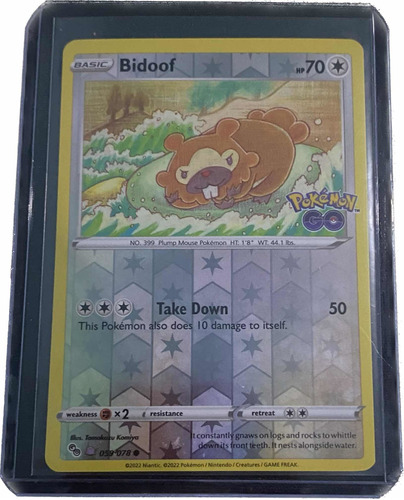 Tarjeta Pokémon Ditto Bidoof 100% Original Ingles Tcg