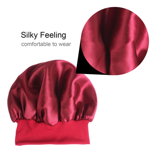 Gorro De Dormir Con Pelo Rizado Para Mujer Durante Toda La N
