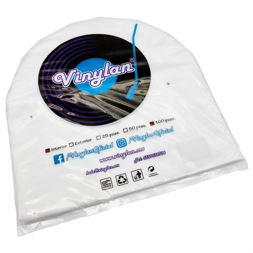 Imagen 2 de 12 de 100 Fundas Exteriores Y 100 Interiores Para Discos De Vinilo