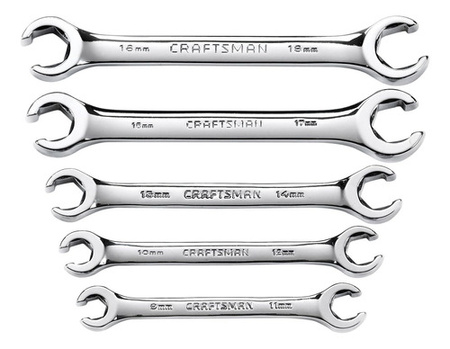 Craftsman 9-42013 Metric Flare Nut Wrench Set, 5-p