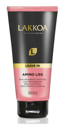 Finalizador Amino Liss Leave In Brilho Intenso Lakkoa 180ml