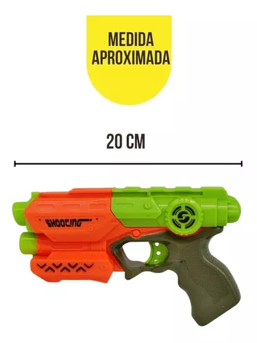 Kit Com Duas Armas Brinquedo Crianças Lança Dardos Infantil