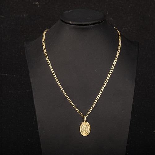 Kelistom Collar Con Colgante De La Virgen María Guadalupe Ch