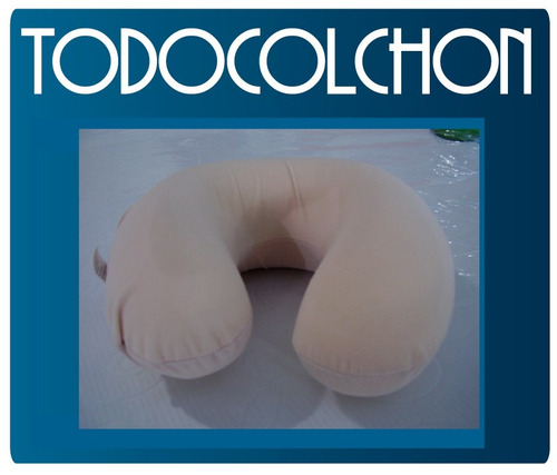 Imagen 6 de 6 de Combo 2 Almohada Cuello De Viaje Premium Memoria Inteligente