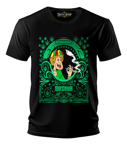 Remera Marihuana Cannabis Shaggy Dma57 Premium Algodón 100%