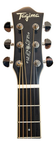 Violão Eletroacústico Mini Auditorium Non-cutaway Tagima Eq 6 Cordas Aço Bks