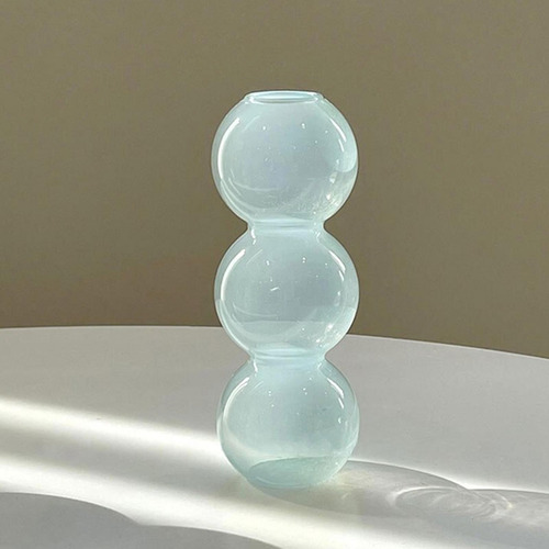 Vaso De Bolha De Vidro Vaso De Vidro Para Lago Azul