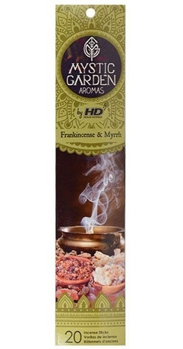 Sahumerios Mystic Garden Hd X12 Unidades Varillas Fragancia Olíbano - Mirra
