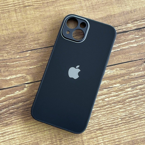 Capa De Vidro Glass Fosca C/ Borda De Silicone iPhone 13 Pro