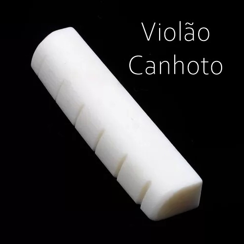 Nut Em Osso Natural Para Guitarra Semi Acústica 43mm Canhoto