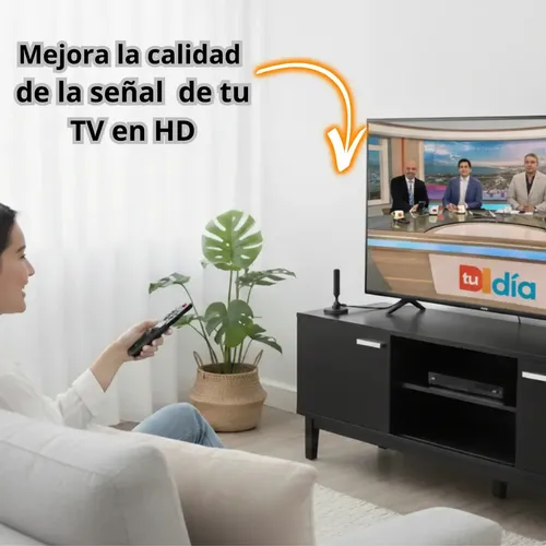 Antena Tv Digital Abierta Hd Tvd Interior/exterior Imán