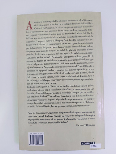 Artigas - Pancho O'donnell (e) (Usado)