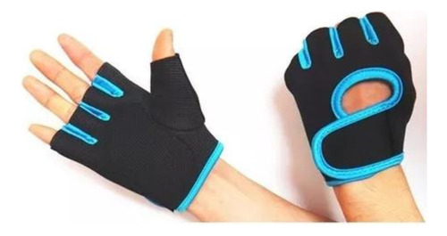 Guantes Gimnasio Ciclismo Gym Pesas Fit C/abrojo Premium