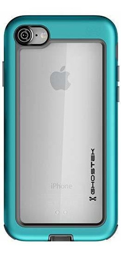 Funda Para iPhone 7/8/se Proteccion Resistente Verde Azulado