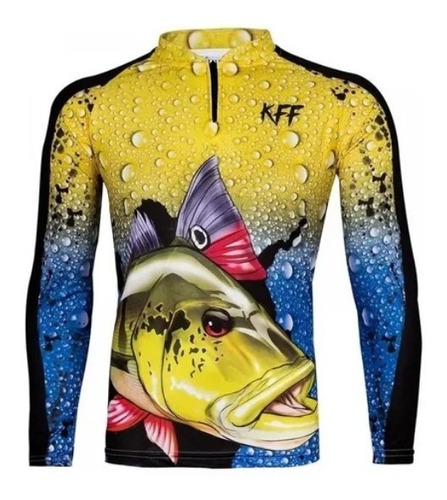 Camiseta Infantil De Pesca King Brasil  Proteção Uv - Kff60