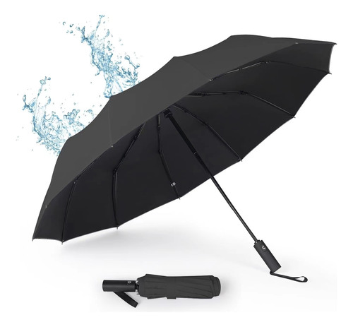 Paraguas Sombrillas Lluvia Plegable Automático Resistente