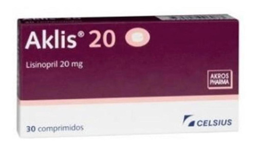 Aklis 20 Mg 30 Comprimidos