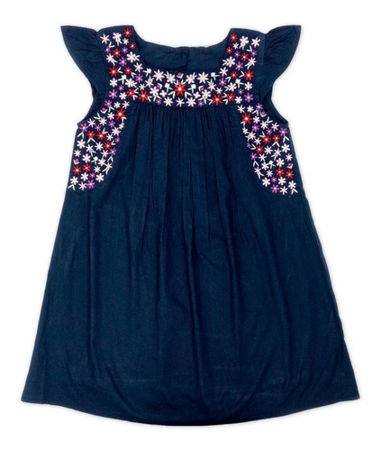 Imagen 3 de 5 de Vestido Muñeca No Te Rindas Flores Bordado 45cm Americ Witty