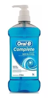 Enxaguante Bucal Sem Álcool Complete Menta 2l - Oral-b
