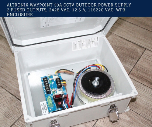Fuente De Poder Cctv Para Exteriores Waypoint Altronix 30a