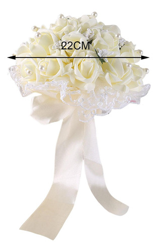 De Novia De Boda Flores Artificiales Rosas Artificiales Ramo