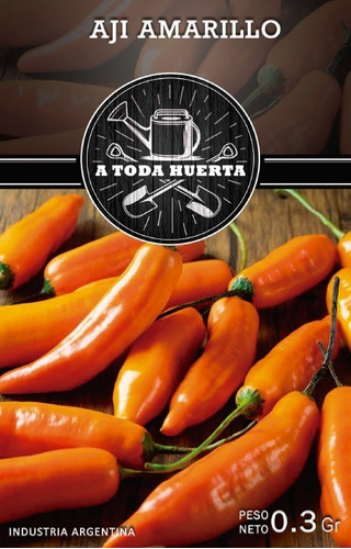 Imagen 1 de 3 de Semillas Ají Amarillo - Pimiento Raro X Sobre Huerta