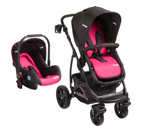 Coche de Bebé Travel System Simple Life Negro Dorado