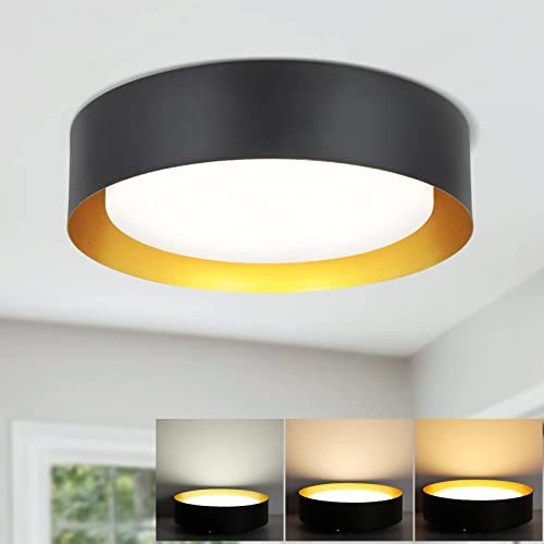 18w Flush Mount Led Ceiling Light, 13 Inch Dimmable 3 C...