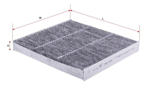 Filtro Cabina Carb Act Acura Rdx L4 2.3l 07-12 Sakura