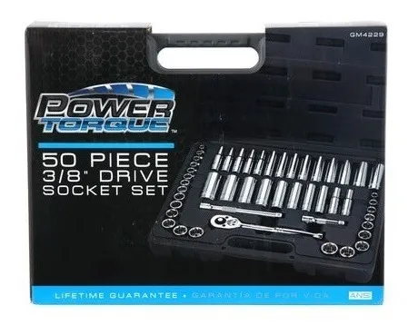 Power torque 62 piece socket set online