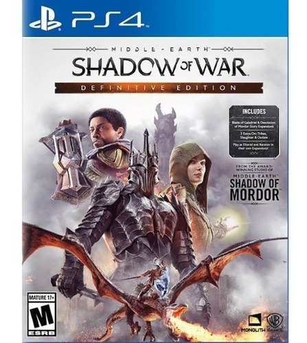 Middle Earth Shadow Of War Definitive Edition Ps4