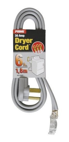 Prime Rd100306l 3-pole 3-wire Srdt 30a 125/250-volt Cable De